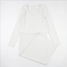 H&M - ensemble grossesse blanc - m