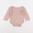 Vertbaudet - body rose - 9 mois