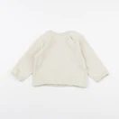 H&M - sweat beige - 6/9 mois