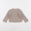 H&M - gilet marron - 6/9 mois