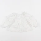 Zara - blouse blanc - 3/6 mois