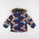 Mini Boden - parka multicolore - 3/4 ans