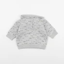 Petit Bateau - sweat gris - 6 mois
