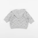 Petit Bateau - sweat gris - 6 mois