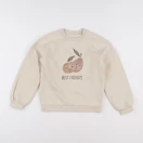 Vertbaudet - sweat beige - 8 ans