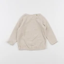 H&M - sweat beige - 6/9 mois