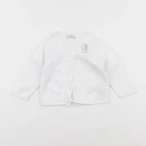 Vertbaudet - gilet blanc - 6 mois