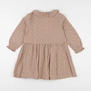 Vertbaudet - robe marron - 5 ans
