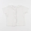 Vertbaudet - tee-shirt beige - 12 mois