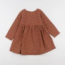 Zara - robe marron - 3/4 ans