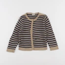 Boutchou - gilet bleu, marron - 18 mois
