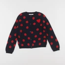 Monoprix - gilet bleu, rouge - 3 ans