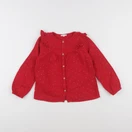 Vertbaudet - blouse rouge - 5 ans