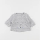 Vertbaudet - sweat gris - 1 mois