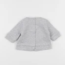 Vertbaudet - sweat gris - 1 mois