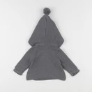 Vertbaudet - gilet gris - 3 mois