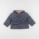 Vertbaudet - doudoune réversible gris, rose - 2 ans