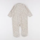 Vertbaudet - pyjama velours beige - 18 mois