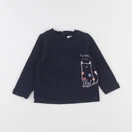 La Redoute - sweat bleu - 18 mois