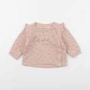 H&M - sweat rose - 2/4 mois