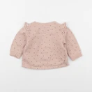 H&M - sweat rose - 2/4 mois