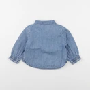 H&M - veste bleu - 6/9 mois