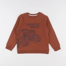 Vertbaudet - sweat marron - 6 ans