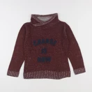Vertbaudet - pull rouge - 8 ans