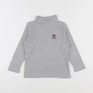 Vertbaudet - sous-pull gris - 8 ans