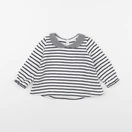 Petit Bateau - tee-shirt bleu - 6 mois