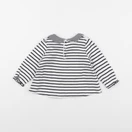 Petit Bateau - tee-shirt bleu - 6 mois