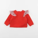 Jacadi - sweat rouge - 6 mois