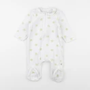 Cadet Rousselle - pyjama velours blanc - 6 mois