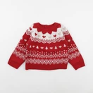 Vertbaudet - pull rouge - 2 ans