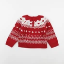 Vertbaudet - pull rouge - 2 ans
