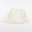 Vertbaudet - sweat beige - 24 mois