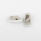 Victoria - tennis à scratch/ lacets beige - pointure 19