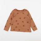 Vertbaudet - tee-shirt marron - 2 ans
