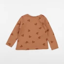Vertbaudet - tee-shirt marron - 2 ans