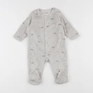 Vertbaudet - pyjama velours vert - 9 mois