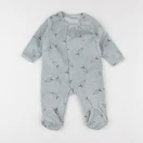 Vertbaudet - pyjama velours vert - 9 mois