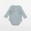 Bonton - body bleu - 1 mois