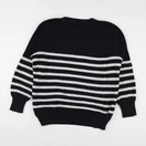 Envie de fraise - pull grossesse bleu - s