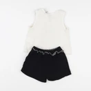 IKKS - ensemble blanc, noir - 12 mois