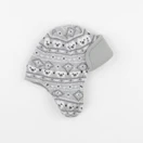 Vertbaudet - bonnet gris - 3/6 mois