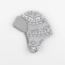 Vertbaudet - bonnet gris - 3/6 mois