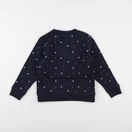 Vertbaudet - sweat bleu, rouge - 6 ans