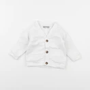 Vertbaudet - gilet blanc - 6 mois