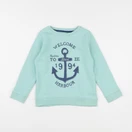 Vertbaudet - sweat vert - 6 ans