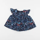 Jacadi - blouse liberty bleu - 12 mois